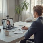 entretien d'embauche en télétravail